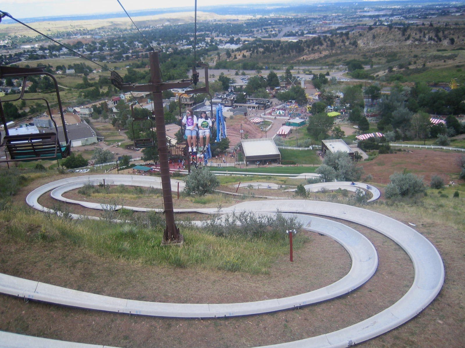 Clinton & Adelia Detweiler Reunion 2010 Heritage Square Alpine Slide