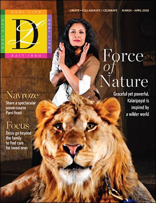 Cover model for Desi Life magazine-Gitanjali Kolanad