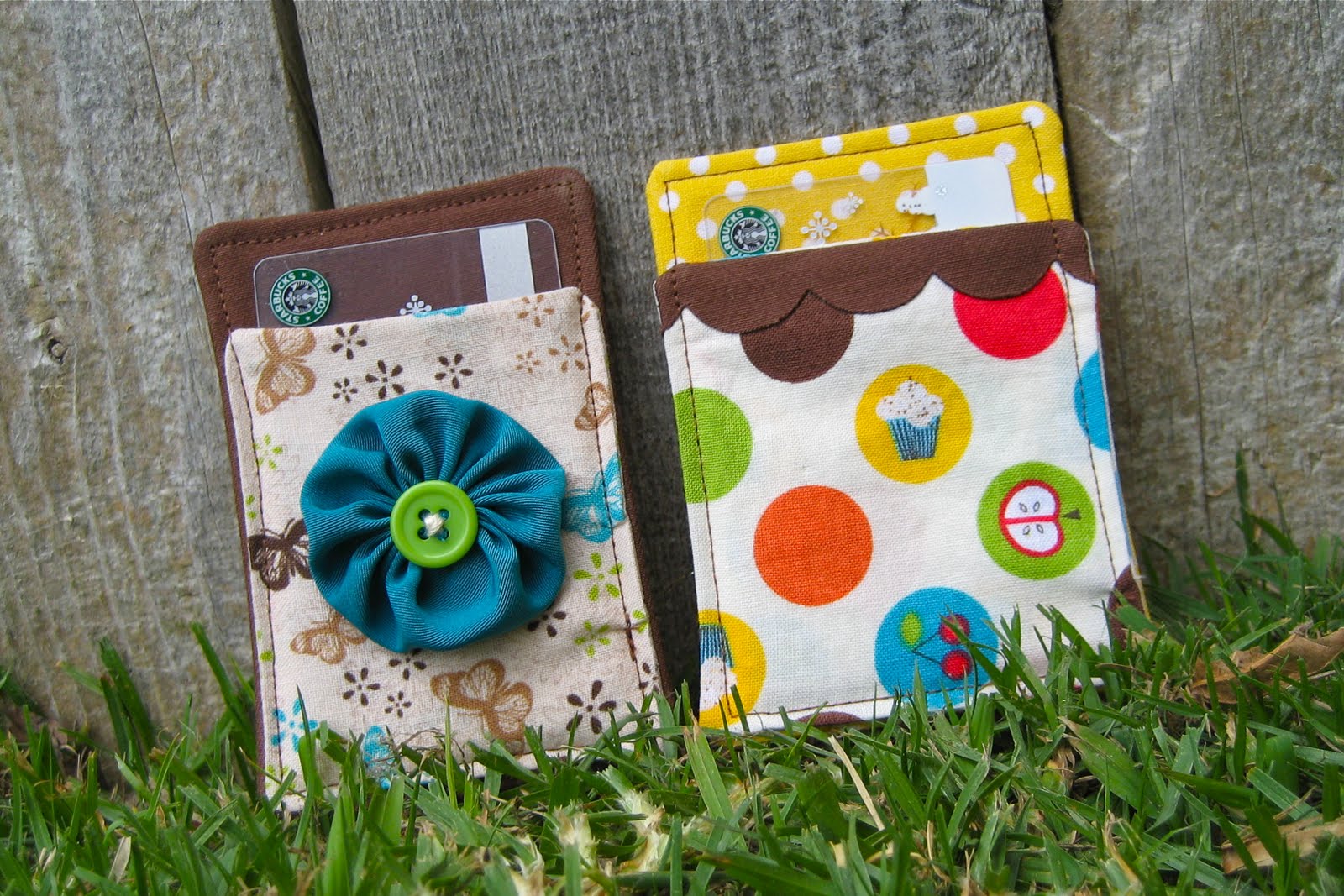 Random Craft Handmade Christmas Fabric Gift Card Holders