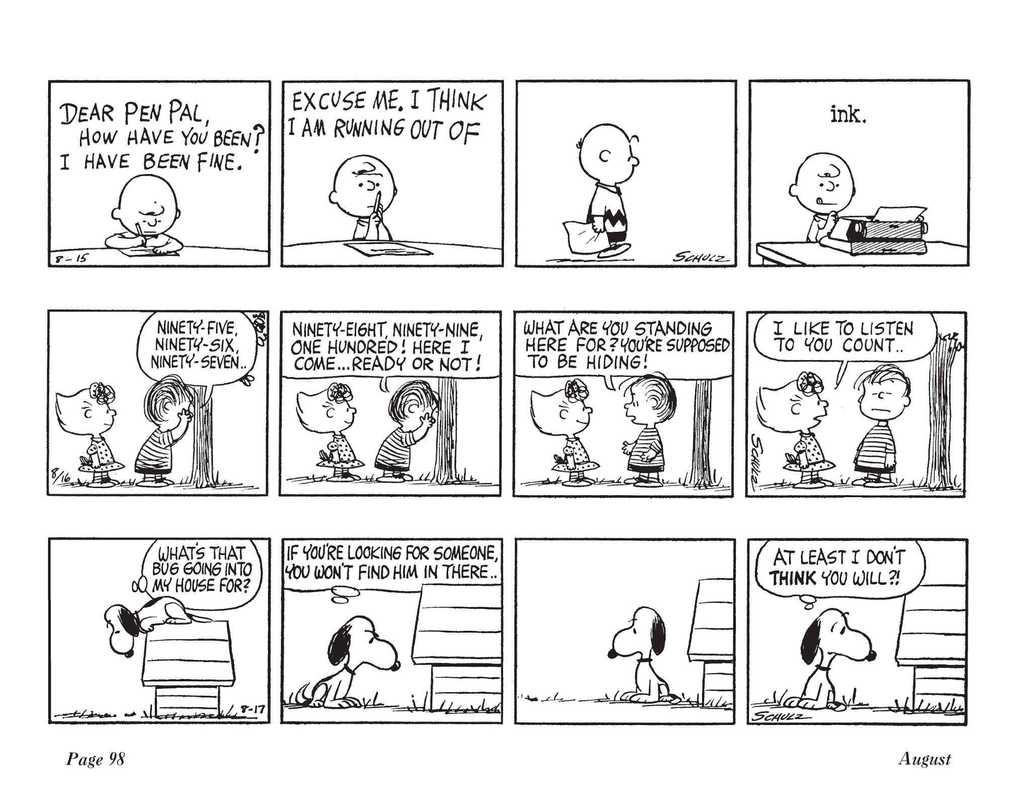 Read online The Complete Peanuts comic -  Issue # TPB 7 - 109