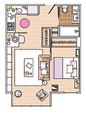 diseñar un apartamento cómodo