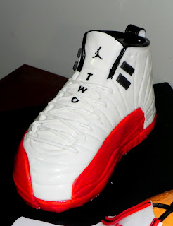 Salt Cake City: Air Jordan Shoe & Basketball Cake