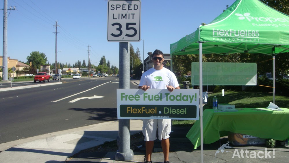 Flex Fuel Gas Stations >> Guerrilla Marketing San Francisco: Promotional Event ... Flex Fuel Gas Stations >> Guerrilla Marketing San Francisco: Promotional Event ...