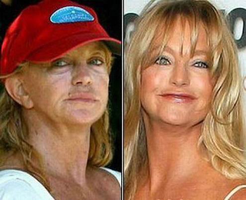 Was celebrity without makeup before and after Your place celebrity without makeup before and after