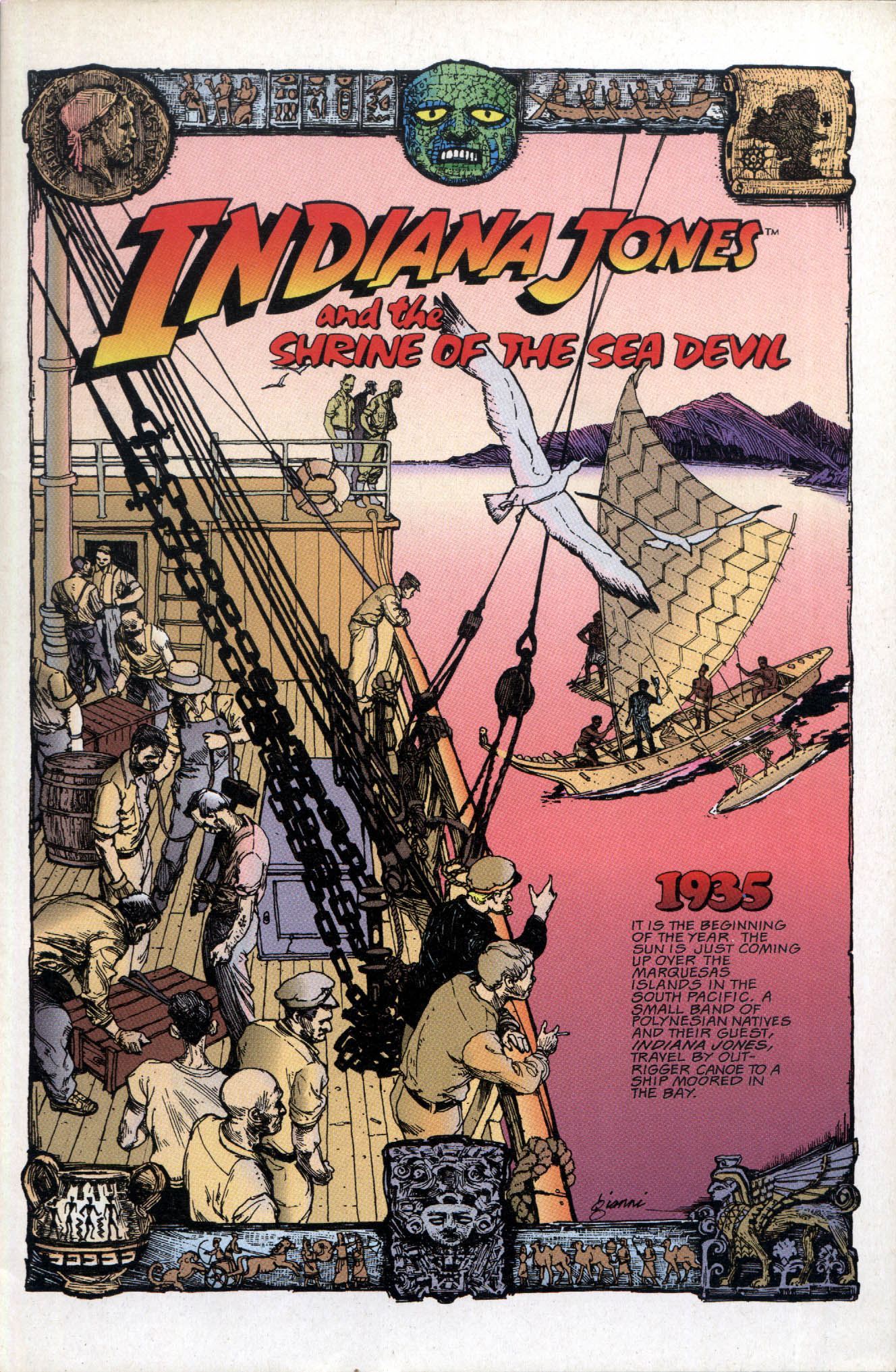 Read online Indiana Jones and the Shrine of the Sea Devil comic -  Issue # Full - 3