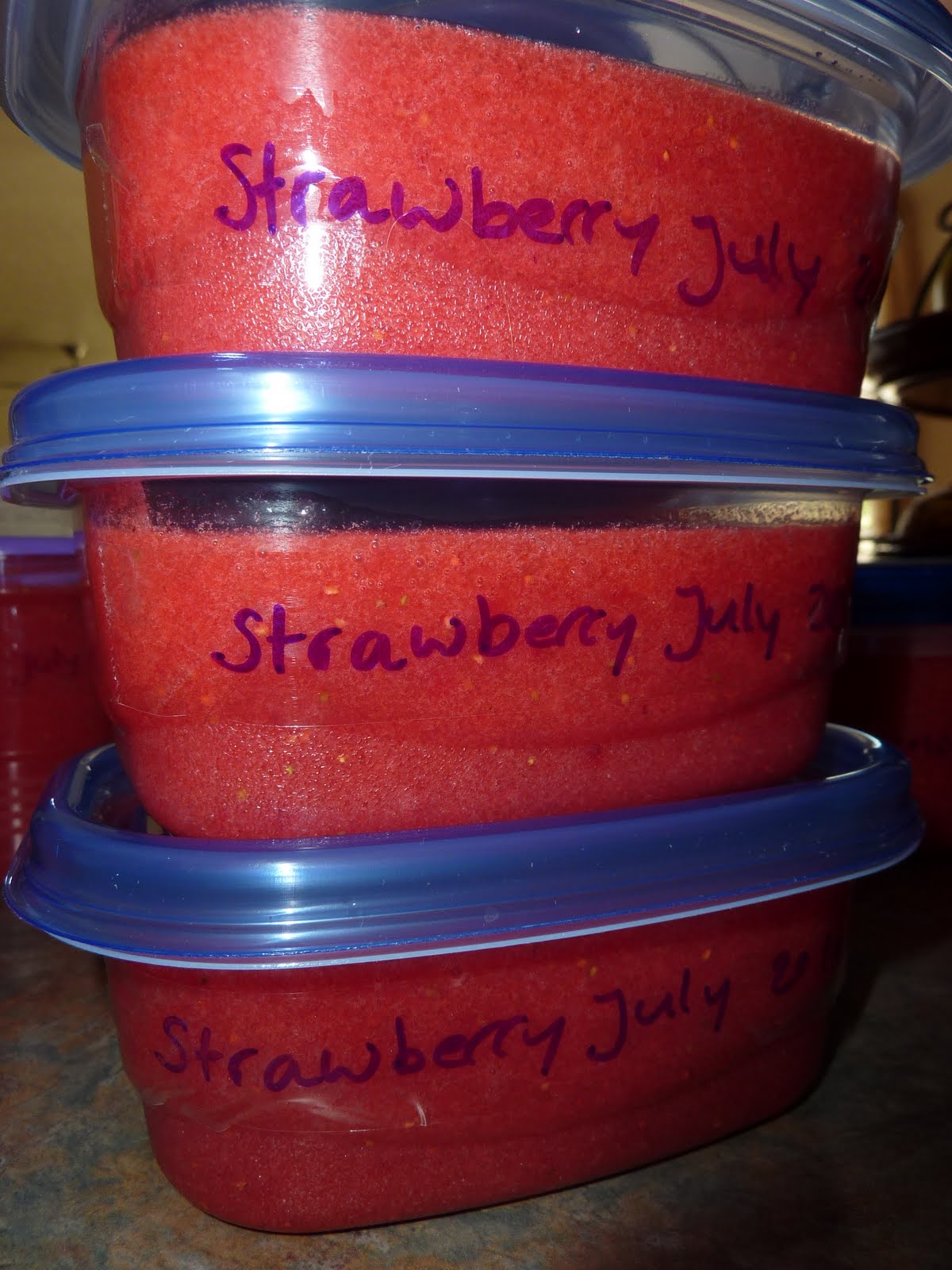 No time to be bored Easy Temporary Freezer Labeling