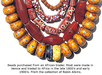 African trade beads, Robin Atkins collection