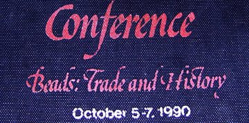International Bead Conference tote bag, detail
