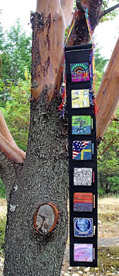 bead journal project, banner featuring 8 pieces by Trish L