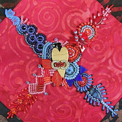 bead embroidery by Robin Atkins, BJP, detail