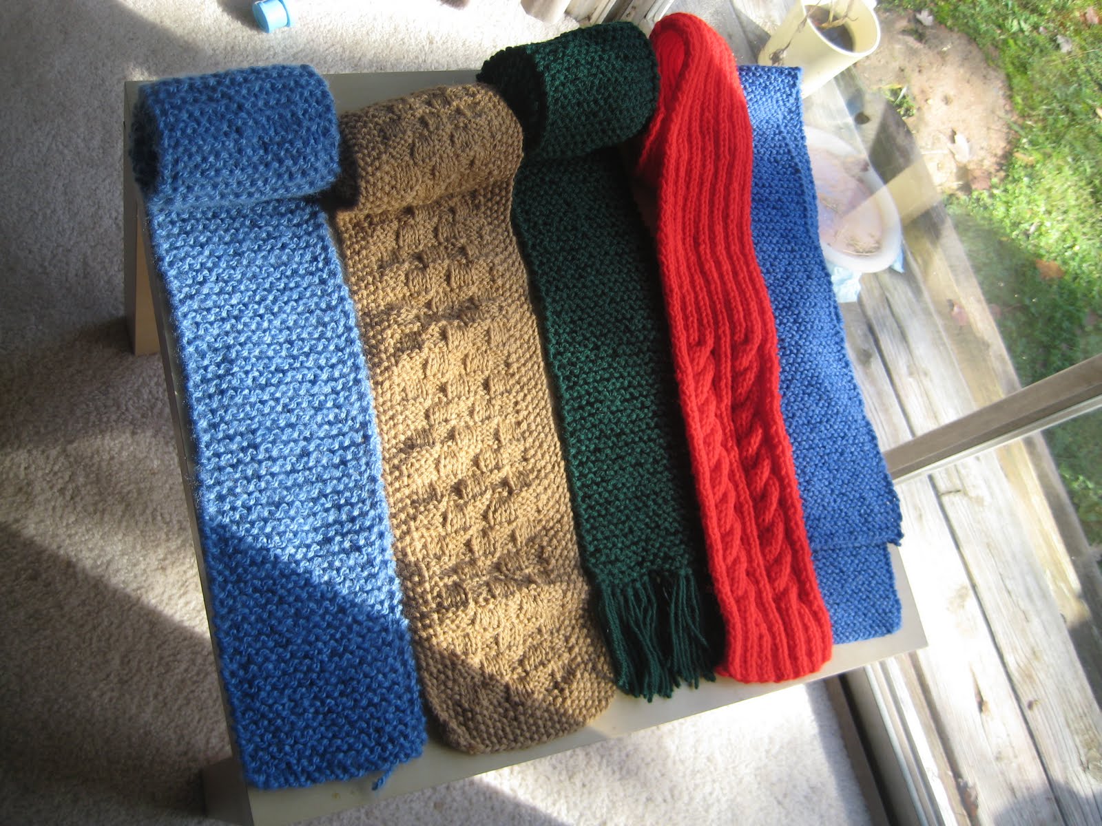 Fiber happy Charity scarves
