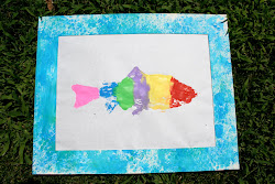 fish mats bubble prints