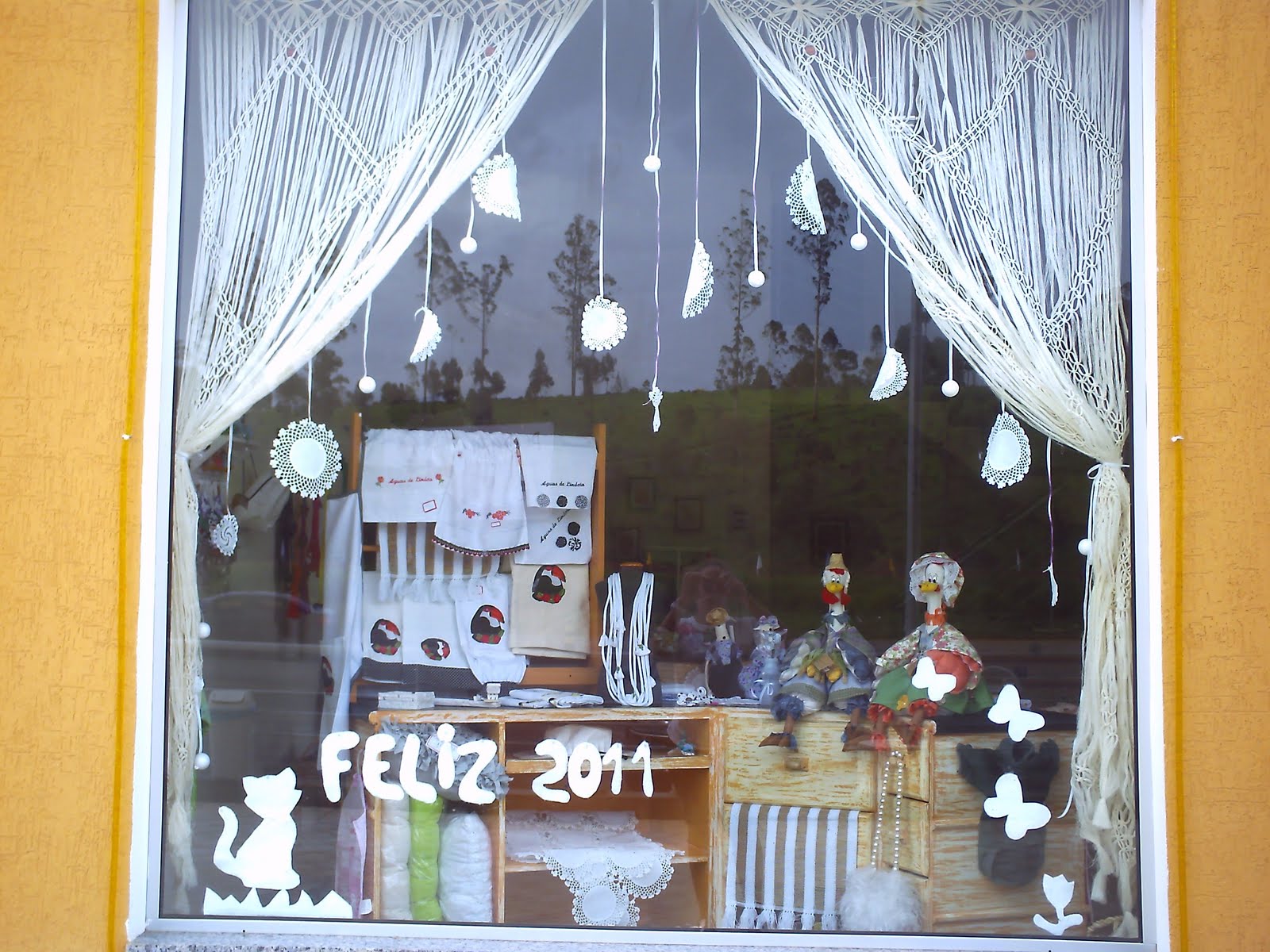 VeRôNiCa DeCoRa Vitrine de Ano Novo