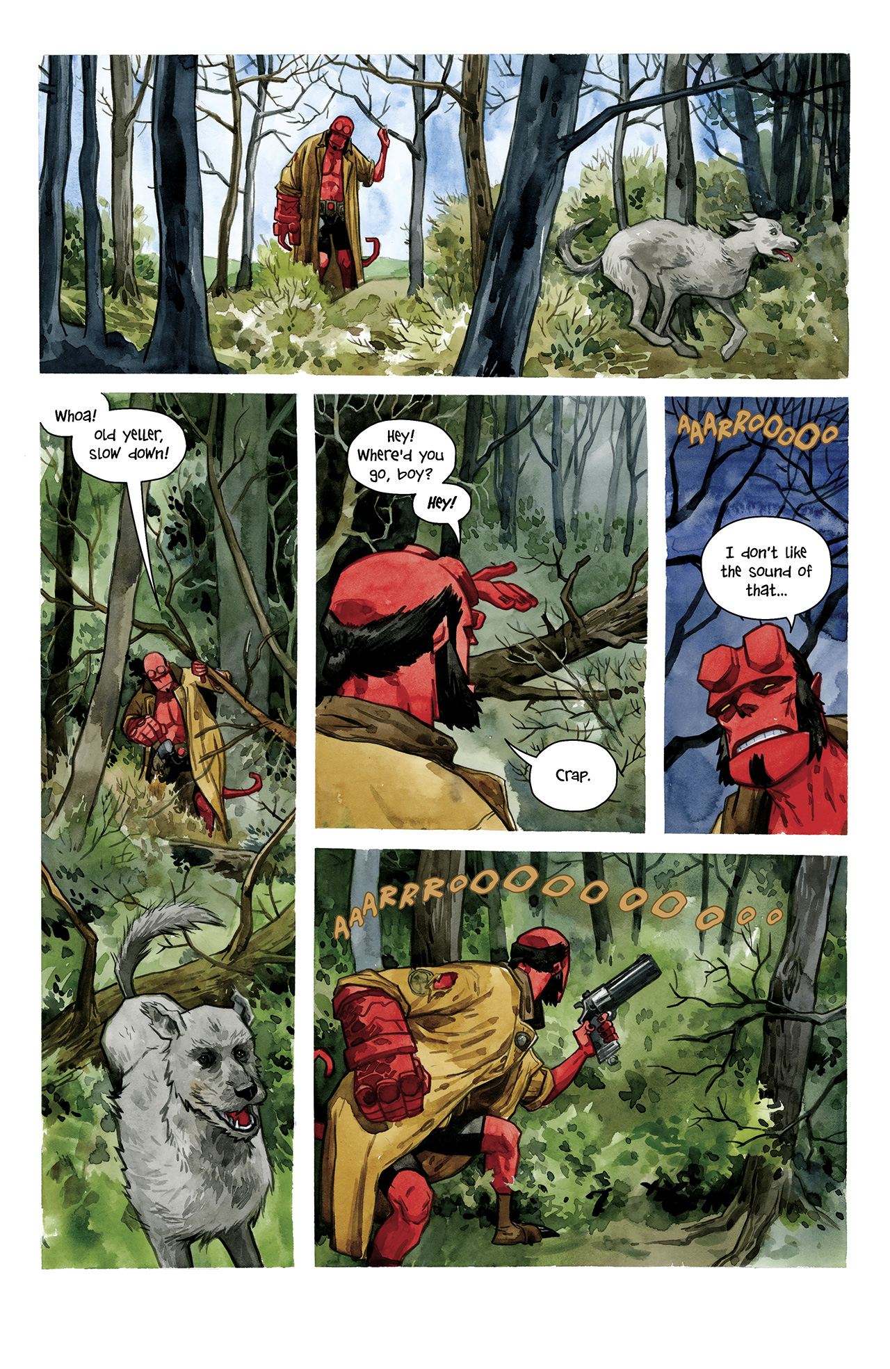 Read online Hellboy/Beasts of Burden: Sacrifice comic -  Issue # Full - 6