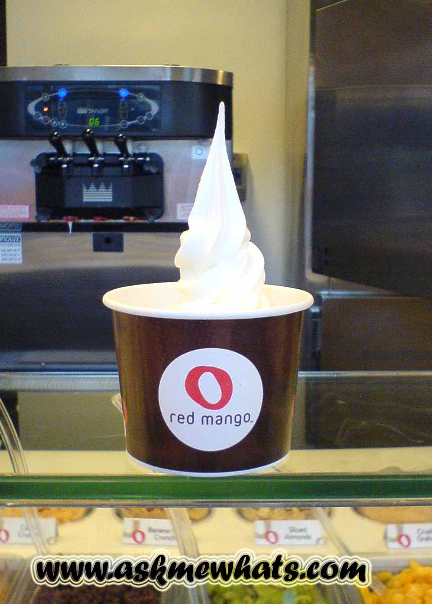 Nello's blog Red Mango Plain Frozen Yoghurt