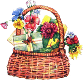 basket of flowers