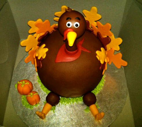 Sweet Bakin' Mamas: Turkey Cake