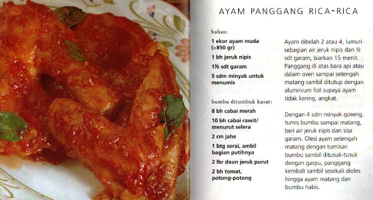 Ayam Panggang Rica Rica