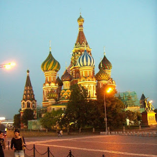 St Basil's Cathedral Moscow, Red Square, shot was made in early September 2004, about 10 PM.