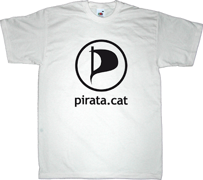 pirat partiet partit pirata de catalunya catalan catalonia t-shirt ephemeral-t-shirts