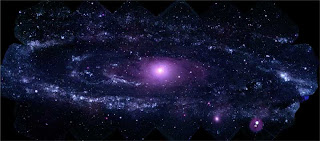 Galaxia de Andrómeda en ultravioleta