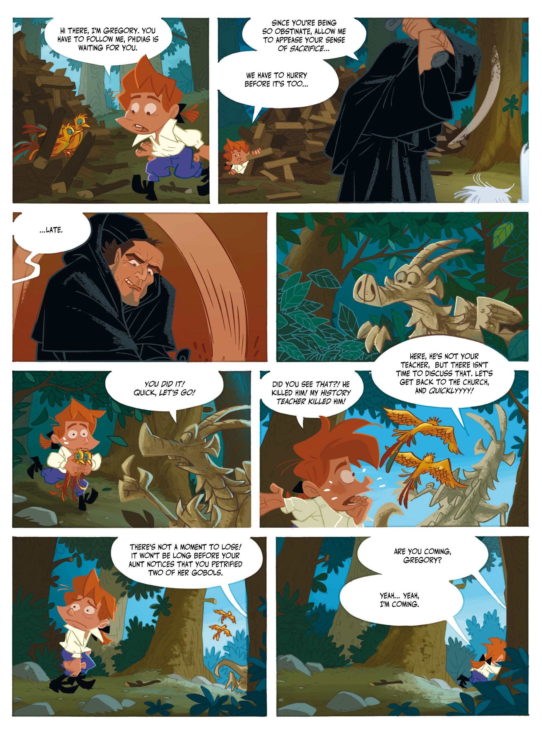 Read online Gregory and the Gargoyles comic -  Issue #3 - 20