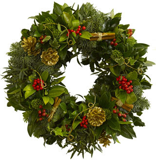 Christmas Greetings Wreath Picture from Balla Florists