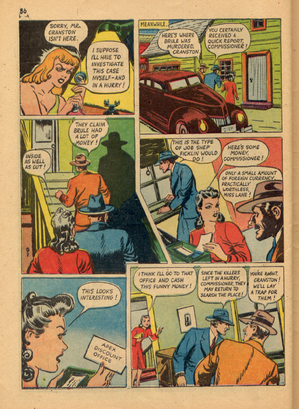 Read online Shadow Comics comic -  Issue #31 - 56