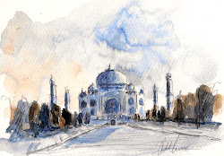 mahal taj painting