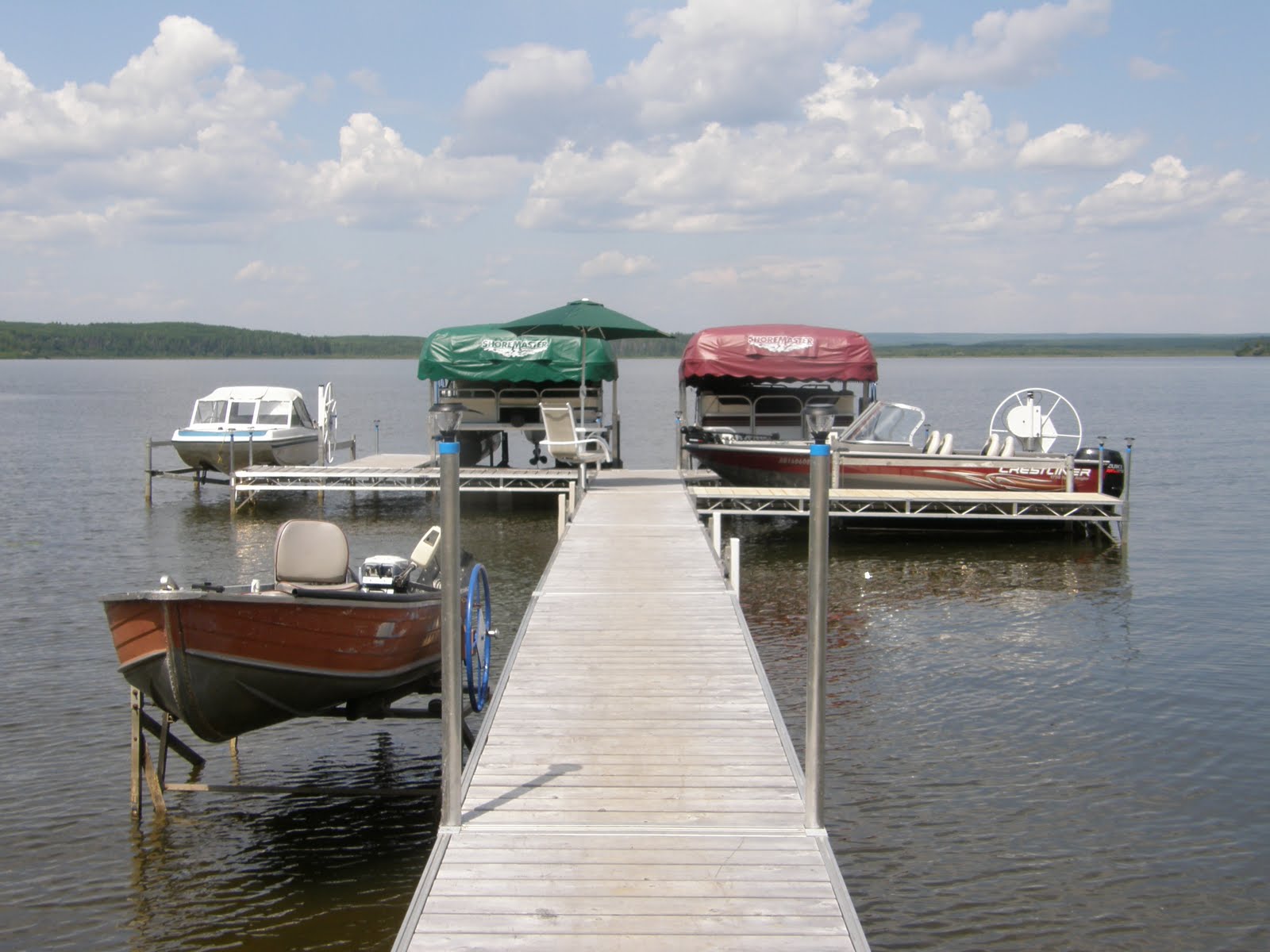 Fawcett Lake The never ending dock