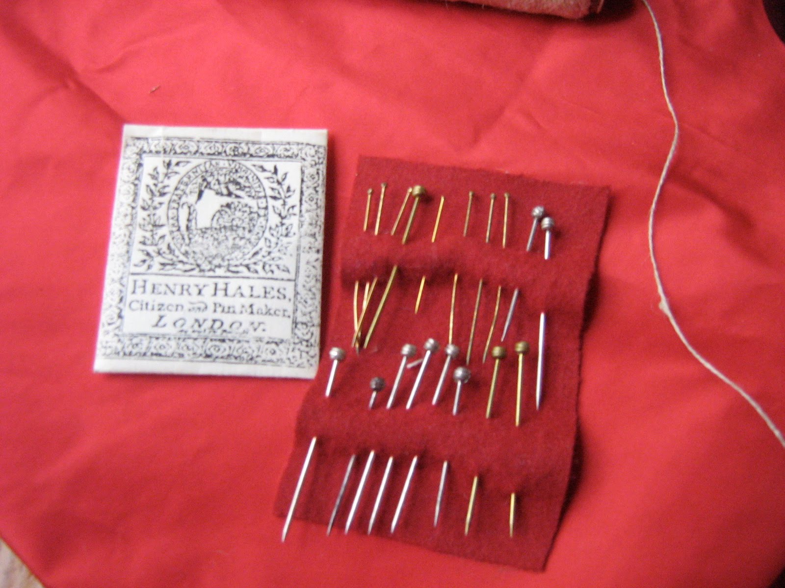 Brass Sewing Pins  Burnley & Trowbridge Co.