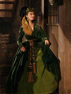 Two History Dressing History Movies: Scarlett's Curtain Dress