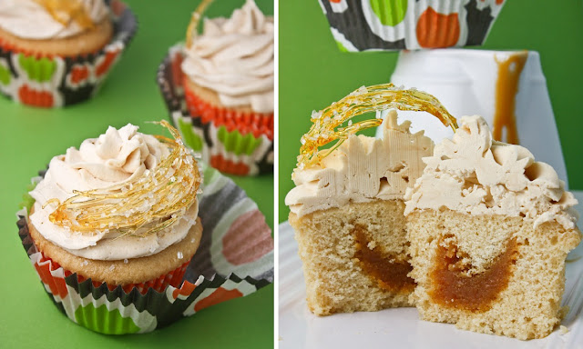 triple salted caramel cupcakes