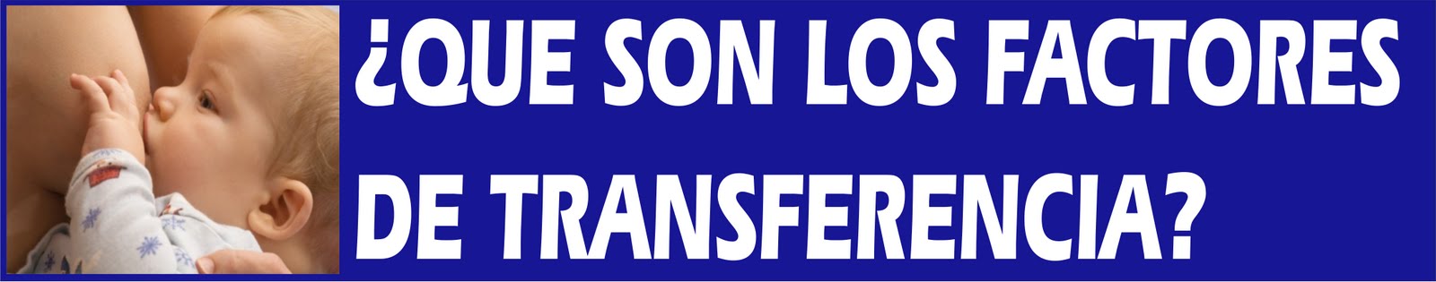 Resultado de imagen de factores de transferencia