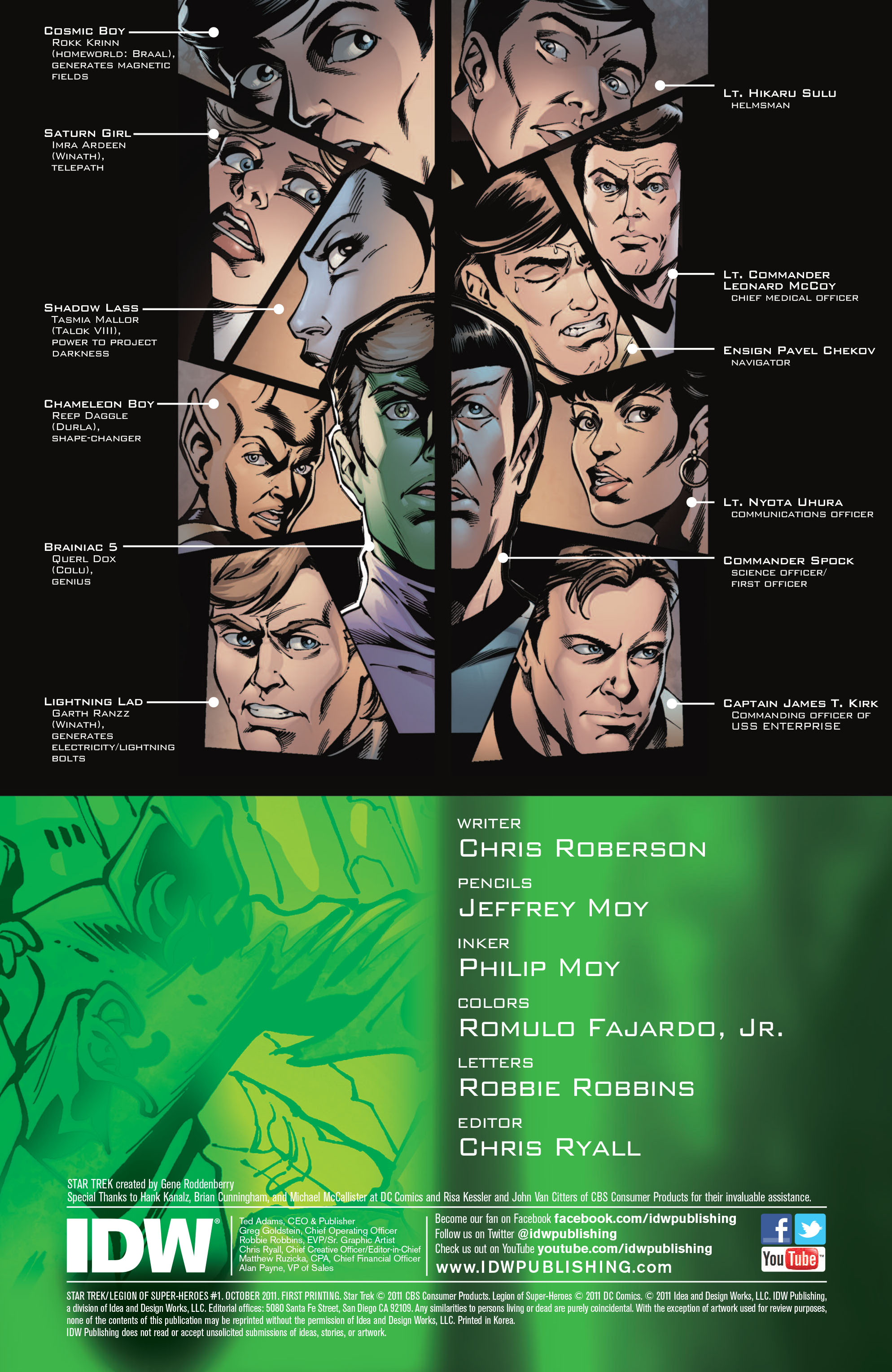 Read online Star Trek/Legion of Super-Heroes comic -  Issue #1 - 6