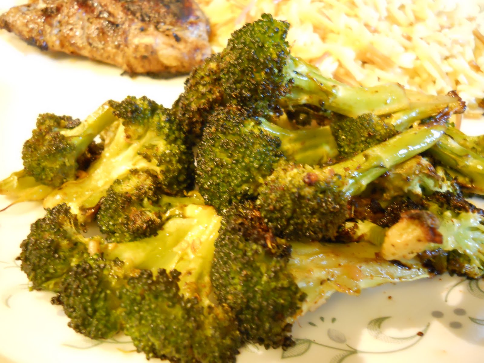 Make Believe Chef Chili Garlic Roasted Broccoli