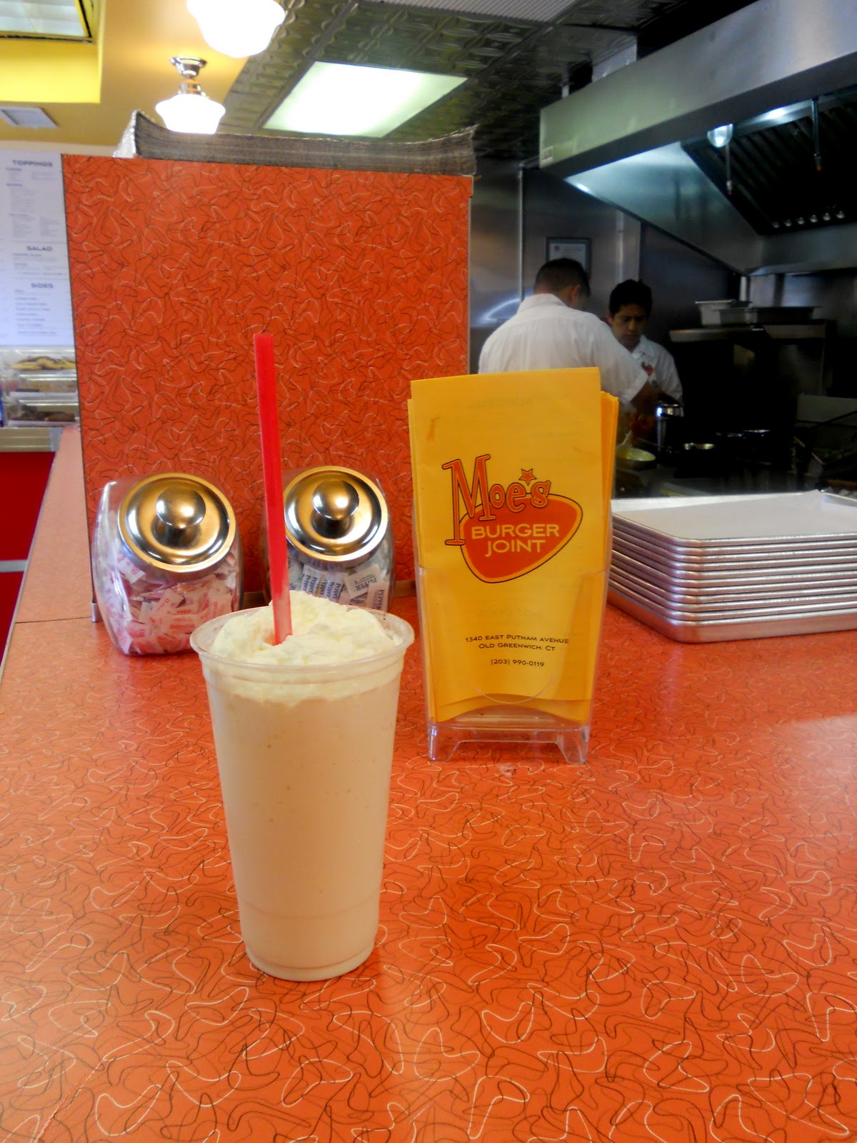 Only in Greenwich Moe's Burger Joint The New Kid in Town