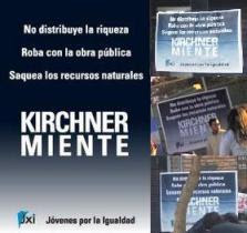 Campaña Nacional: "Kirchner Miente", en Córdoba.