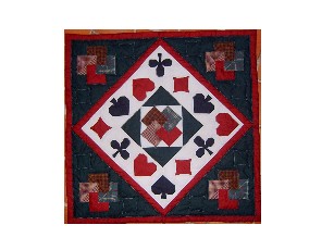 La dame de coeur (tapis de cartes) 17€