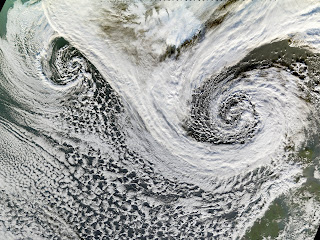 Extratropical Cyclones near Iceland.