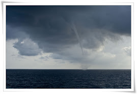 Water funnel at sea