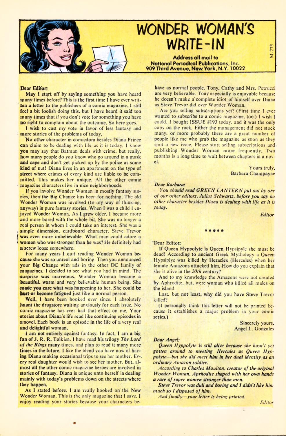 Read online Wonder Woman (1942) comic -  Issue #195 - 31
