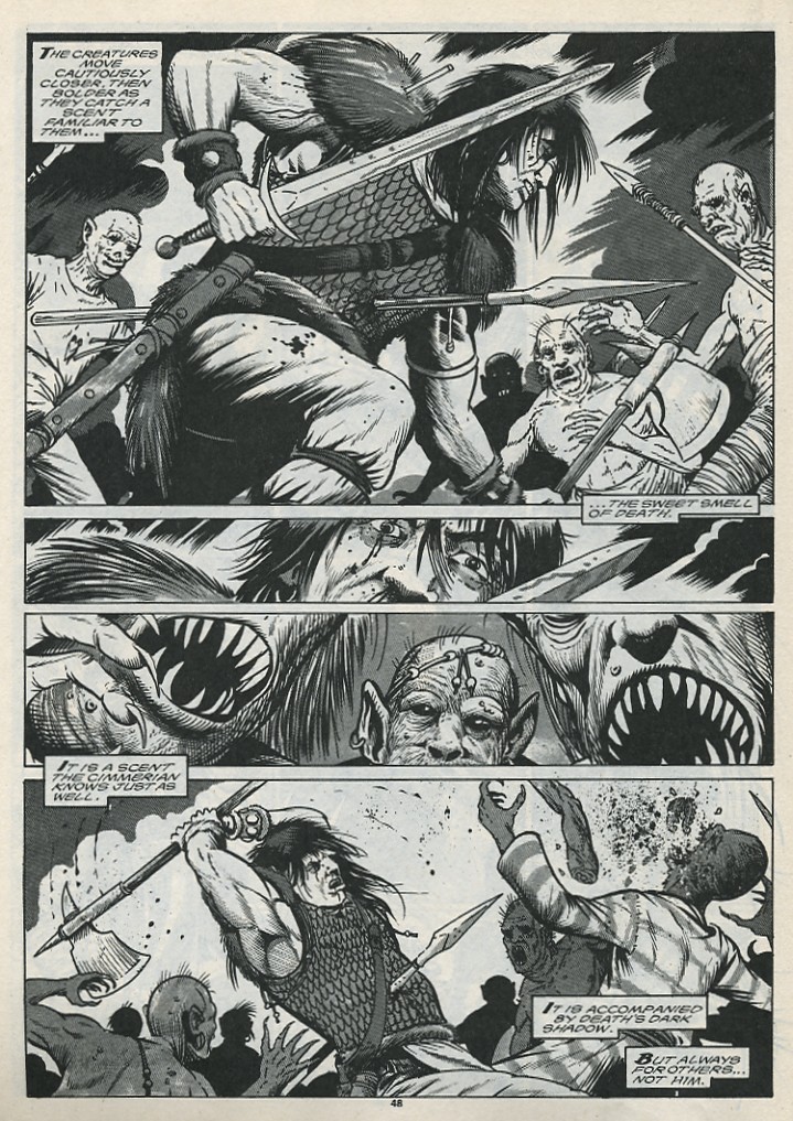 Read online The Savage Sword Of Conan comic -  Issue #176 - 50