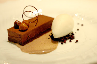 hazelnut espresso chocolate cake