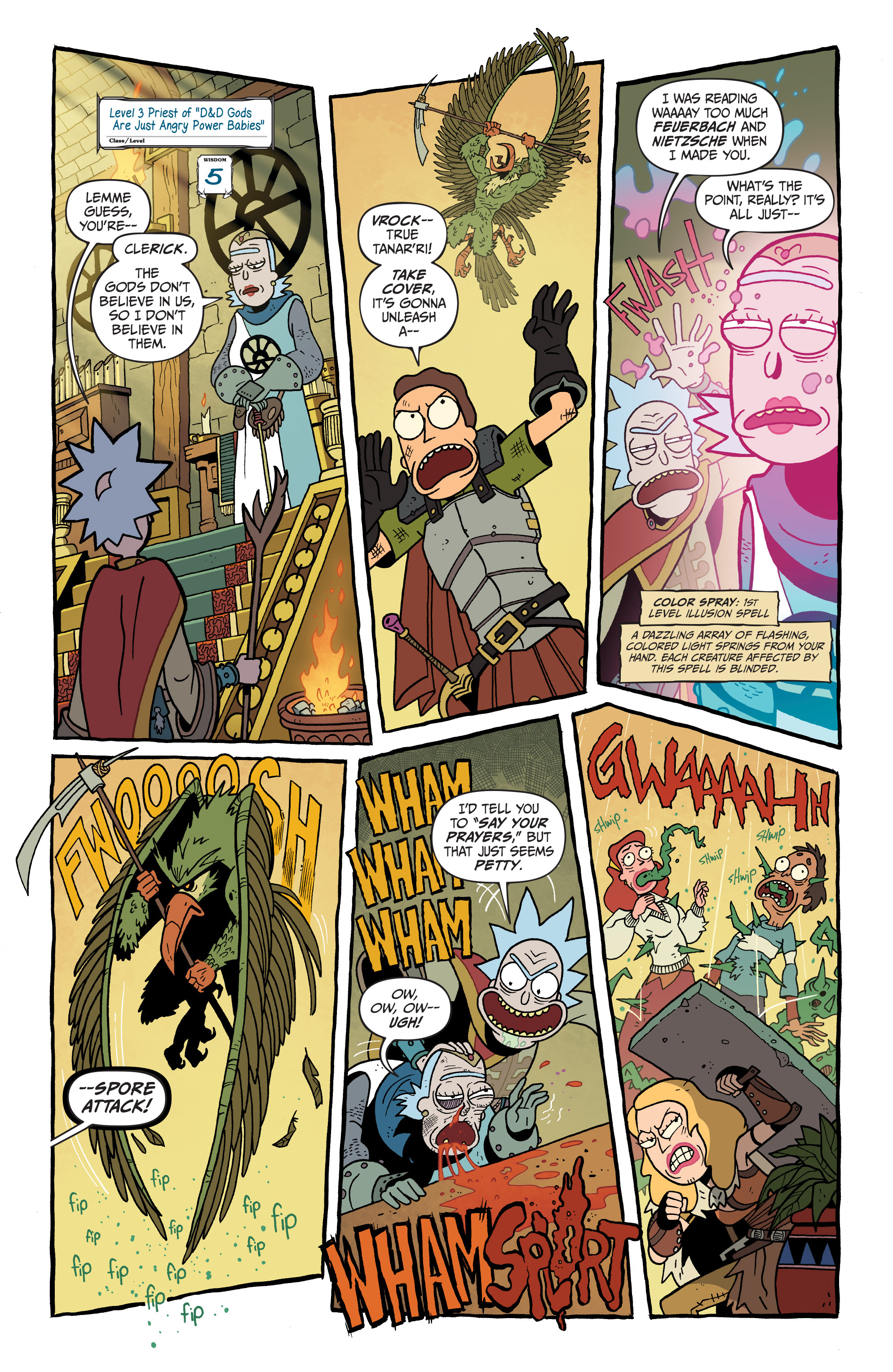 Read online Rick and Morty vs. Dungeons & Dragons II: Painscape comic -  Issue #3 - 18