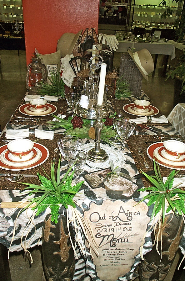 Correct Table Setting & Artistic Themed Tables