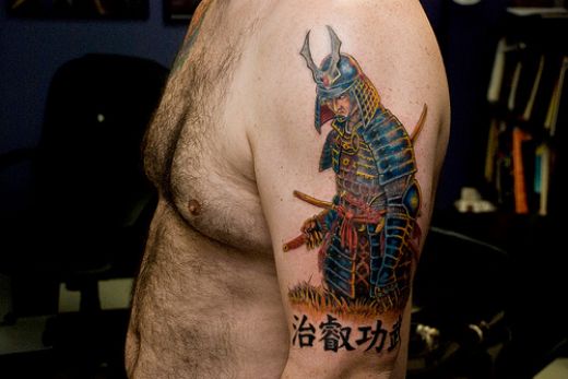 samurai warrior tattoos. Samurai Warrior Tattoos