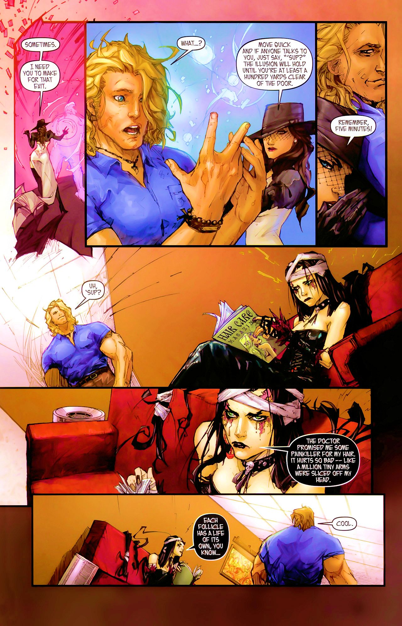 Read online Madame Mirage comic -  Issue #6 - 9