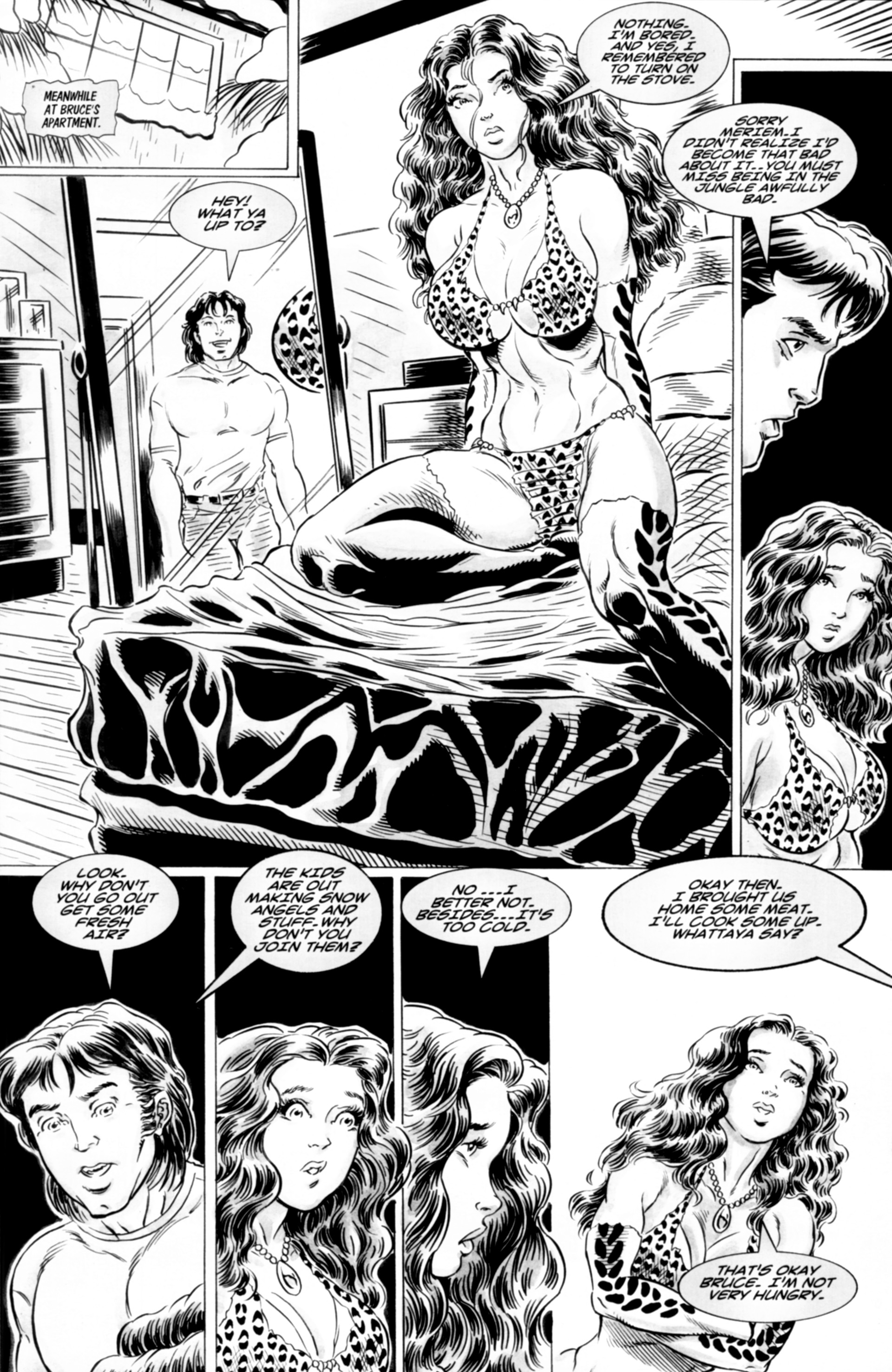 Read online Cavewoman: Snow comic -  Issue #3 - 4