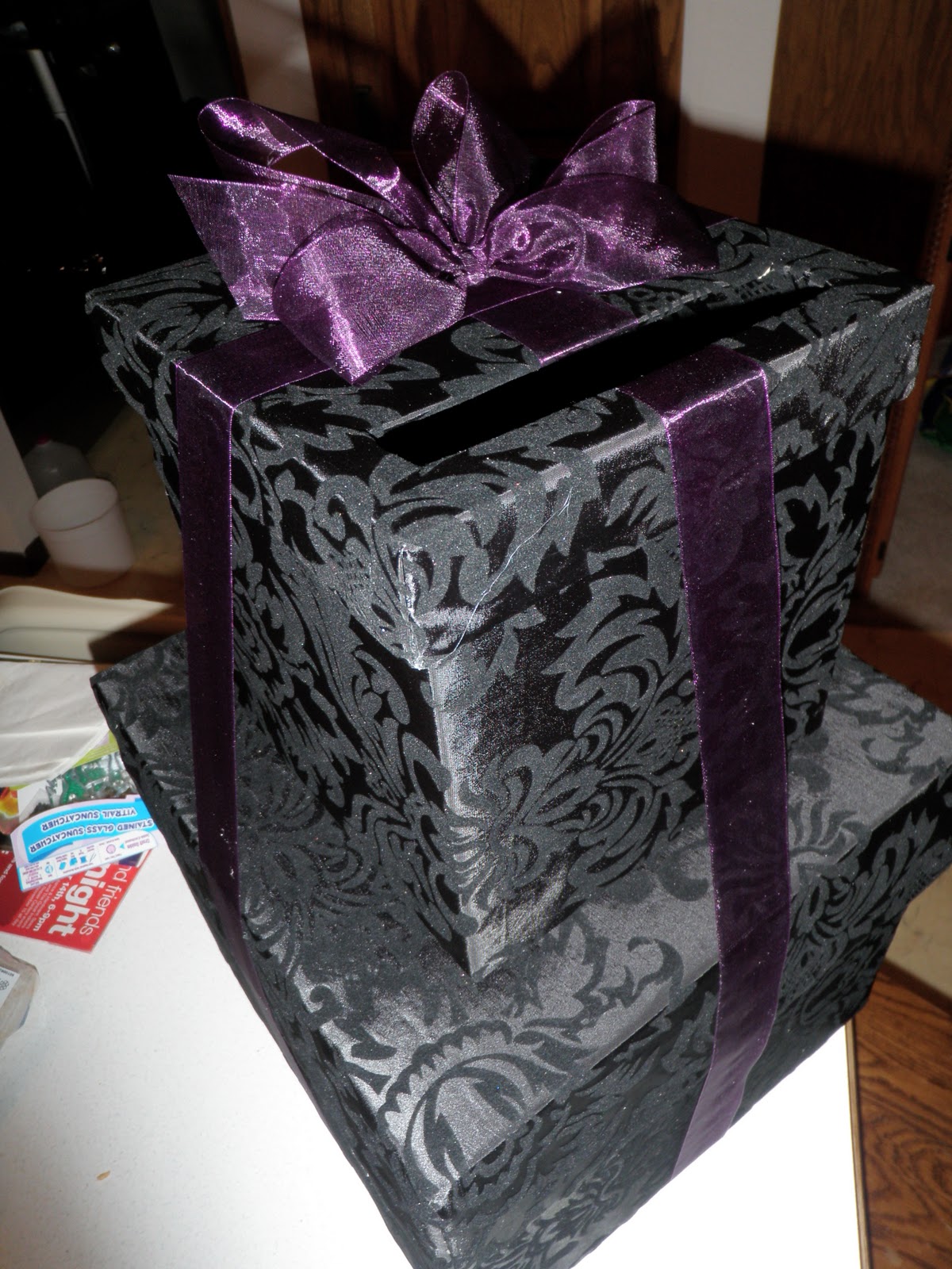 Wannabe DIY Bride Wedding Card Box